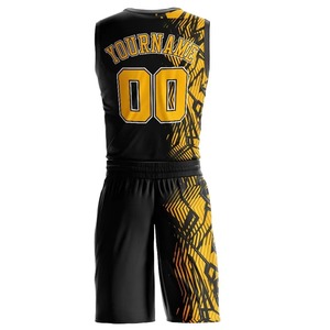 Custom Sublimation Plus Size Basketball Uniforms Latest Design Adult Team Wear Sets Sportswear Quick Dry Breathable Uniforms - Product Image 3