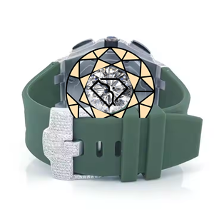 Relojes de Lujo con Movimiento Mecánico Automático Z1225, con Zafiro y Diamantes de Imitación VVS Moissanite para Hombre, Venta al Por Mayor - Product Image 5