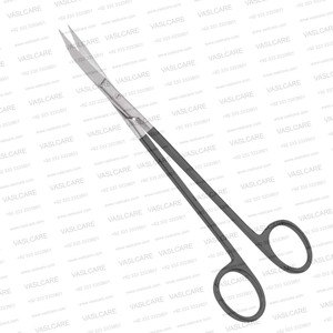 Tijeras Facelift Davis de 18 cm, Tijeras Quirúrgicas Curvas Serradas Supercut para Rhytidectomía y Despliegue de Flap Cutáneo de Vaslcare - Product Image 2