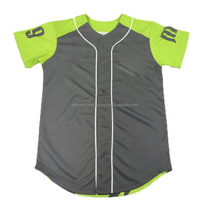 Camisetas de Béisbol Personalizadas de Alta Calidad con Estampado por Transferencia de Calor, Camisetas de Softbol con Botones, Estilo Béisbol, Tallas Grandes - Product Image 6