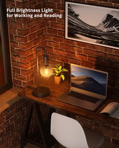 Compact Dimmable Table <b>Lamp</b> for Bedroom 2700K <b>Warm</b> Light LED Included Modern Minimalist Bedside Night <b>Lamp</b> for Kids Reading - Product Image 5