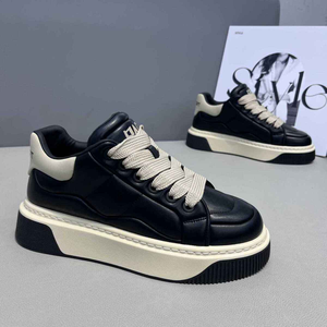 Nuevos zapatos deportivos informales de verano para hombre que aumentan la altura, zapatos de skate de suela plana modernos y versátiles, modernos y a la moda. - Product Image 2