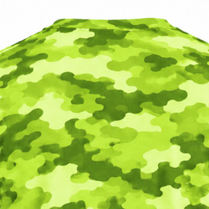 <b>Lime</b> <b>Green</b> Camo T <b>Shirt</b> Men Short Sleeve Crew Neck Camouflage Print Athletic Fitness Training Gym Workout Performance Sportswear - Product Image 4