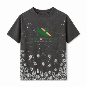 OEM Service Custom Sublimation T-Shirt All Over Print <b>Bandana</b> & Baroque Design Unisex Fashion Tee - Product Image 4