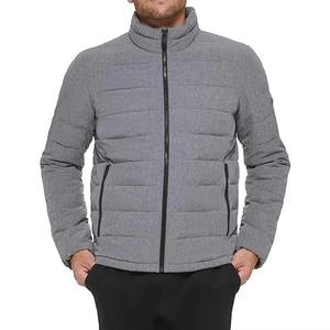 Chaqueta Acolchada de Algodón Ecológica para Hombre, Estilo Urbano, con Cuello Alto, Chaqueta de Invierno Acolchada con Cierre para Viajes al Aire Libre - Product Image 5