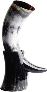 Corne à boire viking de qualité export, prix bas, cornes à boire médiévales, corne à boire viking en corne de vache et d'ox BY PERFECT ENTERPRISES - Product Image 4