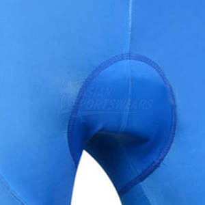 Shorts de course personnalisés sublimés et rembourrés pour le cyclisme en extérieur, avec gel antidérapant, tissu respirant et séchage rapide - Product Image 4