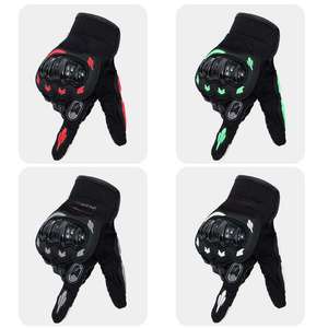 Guantes de Carreras de PU con Dedos Completos, Antideslizantes, con Cierre de Gancho y Bucle, Unisex, para Motocross al Aire Libre - Product Image 4