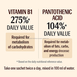 Mélange de café faible en gras aromatisé à la vanille, enrichi en Vitamine B1, Acide Pantothénique, HCA, pour le contrôle du poids chez l'adulte, la réduction des graisses et le soutien beauté, OEM - Product Image 3