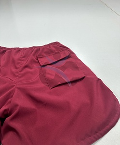 ORCAFITS Pantalones Cortos Deportivos Ecológicos de Poliéster Color Borgoña, Cintura Elástica, Capa Interior de Secado Rápido, Estilo Deportivo, Corte Corto - Product Image 4