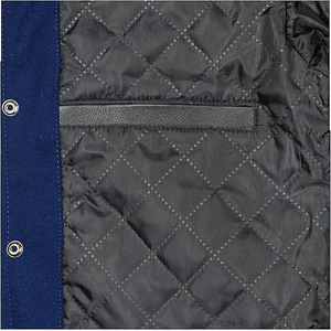 Chaqueta Varsity con Forro de Satén para Hombre, Mezcla de Lana y Poliéster, Interior Suave, Estilo Béisbol Universitario, Acabado de Lujo, Cómoda para el Invierno - Product Image 6