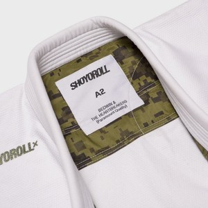 RTS Top Quality Shoyorol Batch 98 Professional 100% Cotton Gl Fighter Brazilian Jiu Jitsu Kimono Fighters Uniform AS-JJ-5849 - Product Image 2
