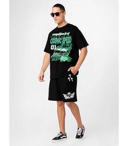 กางเกงขาสั้นลำลองผู้ชายผ้าเทอร์รี่คอตตอนขนาด 5.5 นิ้ว เอวยางยืดสูง มีกระเป๋าหลายช่อง เหมาะสำหรับใส่ในชีวิตประจำวัน เดินเล่น ชุดฤดูร้อน - Product Image 3