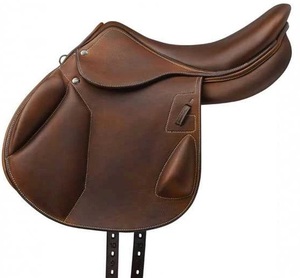 Silla de Montar Inglesa Profesional para Equitación, Salto de Obstáculos, Competición, Entrenamiento, Equipo para Caballos - Product Image 1