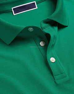 Camiseta Polo Informal de Algodón y Elastano para Hombre, Cómoda, Transpirable, Absorbente de Sudor, de Punto, para Golf - Product Image 2