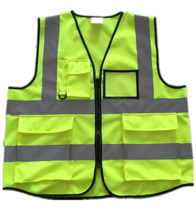 Gilet de sécurité personnalisé haute visibilité, antistatique, respirant, en polyester, réfléchissant, unisexe, pour les travailleurs du trafic et du bâtiment - Product Image 6