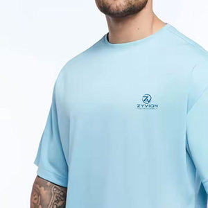 เสื้อยืดโอเวอร์ไซส์ผู้ชาย ลายพิมพ์ ผ้าฝ้าย 100% แห้งเร็ว ดีไซน์ล่าสุด สวมใส่สบาย ทรงหลวม - Product Image 3