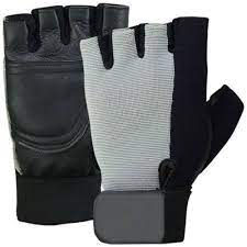 Guantes Deportivos de Motociclismo para Hombre, Medios Dedos, de Piel Sintética PU, Antiestáticos, Duraderos, 8Mil 10Mil - Product Image 3