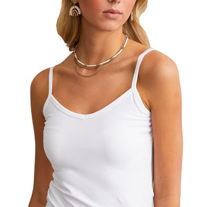 Débardeur sans couture pour femme, coupe classique, éco-responsable, séchage rapide, respirant, en Spandex/Coton, haute qualité, faible MOQ, OEM, pour entraînement et yoga - Product Image 4