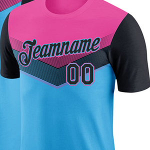Camiseta Personalizada Informal, 100% Poliéster, Manga Corta, Jersey Deportivo para Equipo, Sublimación con Nombre, Número y Diseño - Product Image 2