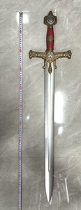 Espada Templaria Medieval con Cruz Dorada de Espuma, Juguete Infantil, Accesorio de Cosplay para Mayores de 14 Años - Product Image 4