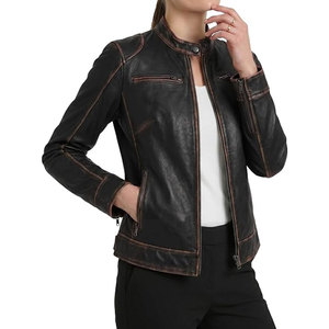 Chaqueta de Cuero para Mujer, Último Diseño, Precio Razonable, Calidad Premium, Chaqueta de Cuero para Mujer Más Vendida - Product Image 3
