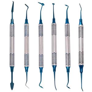 Juego de Instrumentos Dentales para Rellenos de Composite, Kit de Herramientas Restauradoras de Acero Inoxidable, Equipo Dental de Doble Punta - Product Image 4