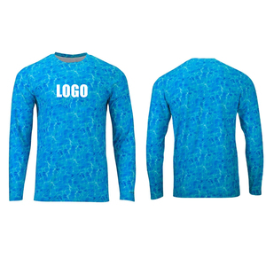Camisetas de Pesca Estampadas con Protección UV UPF 50, Camisetas de Pesca de Manga Larga de Secado Rápido para Hombre, Protección UV Transpirable - Product Image 6