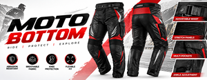 Pantalon de moto en textile imperméable personnalisé, avec protections rembourrées, style cargo, pour motard, équipement de sécurité - Product Image 6