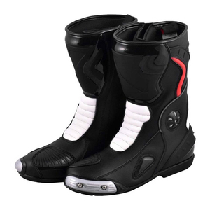 Bottes de moto pour hommes, chaussures de motocross en cuir, respirantes, séchage rapide, impression personnalisée, OEM, vente en gros, bottes de course - Product Image 6