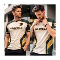 Camiseta de Esports Personalizada al por Mayor, Premium, Sublimada, de Malla Resistente, para Equipos de Juego, de Secado Rápido, Transpirable, Ecológica, Unisex, 100%