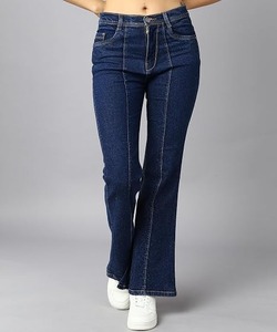 Jean slim vintage pour femme Abdul Royal World Export - Denim en coton, taille mi-haute, coupe classique, couleur résistante à la décoloration, lavable, peint à la main - Product Image 5