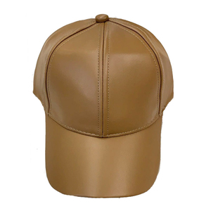 Reasonable Price Casual Wear Men's Baseball Cap Leather Curved Breathable <b>Waterproof</b> Customizable All-Season Outdoor - Product Image 6