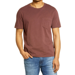 T-shirts pour hommes en mélange polyester/coton personnalisés en gros 2025 – Votre logo de marque – Vierge, séchage rapide et respirant – Service OEM - Product Image 1