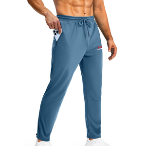 Custom Solid Color Sweatpants For Men's Heavyweight 100$ Cotton Blend Material Durable Relaxed Fit Sweatpants Durable <b>Trousers</b> - Product Image 1