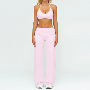 Hot Selling Seamless Women Yoga Set Fitness Sports 3 Piece Gym Clothing Gym Fitness Breathable Gym Wear Women 3 Pcs Yoga Set - Product Image 2