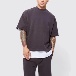 Camiseta Premium de Gran Tamaño para Hombre, Estilo Urbano, 100% Algodón, Ligera, Informal, Color Personalizado, Cuello Redondo, Sin Mangas, Corte Regular - Product Image 3