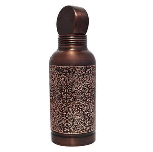 Botella de Agua de Cobre Puro para Hidratación Diaria, Bienestar Ayurvédico, Ecológica, a Prueba de Fugas y con Diseño Elegante - Product Image 1