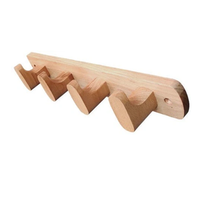 Wood Coat <b>Hook</b> Hanger Top Sale Hanging <b>Bathroom</b> Towels Clothes <b>Hooks</b> Wall-Mounted Best Selling Wooden Coat <b>Hooks</b> - Product Image 2