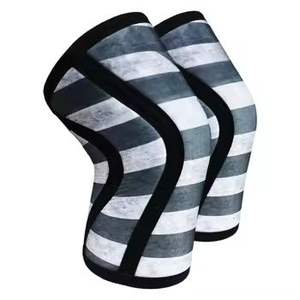 Customized Unisex Sports Safety Knee <b>Sleeves</b> 5mm Neoprene Thick Compression Knee Brace Support Gym Training Knee <b>Sleeves</b> - Product Image 2