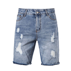 Hot Sale Custom <b>Men</b> Casual Slim Fit 100% Cotton Quick Dry <b>Jeans</b> Shorts High Quality Made in Pakistan - Product Image 6