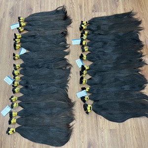 Extensions de cheveux humains bruts vietnamiens de qualité supérieure, provenant d'un seul donneur – Lisses naturels, texture soyeuse, sans nœuds, sans perte de cheveux - Product Image 1