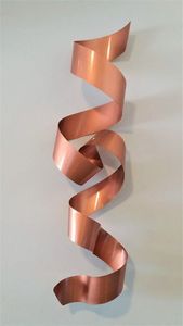 Modern Metal Spiral <b>Wall</b> Art Rust Finish Circular Decorative Hanging Sculpture Handmade Customizable <b>Frame</b> for Living Room Hotel - Product Image 3