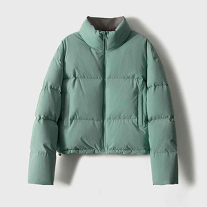 Winter Women Puffer <b>Jacket</b> Hooded <b>Long</b> Sleeve Warm Down Female Coat Windproof Quilted Outerwear Fashion Casual OEM Wholesale - Product Image 3