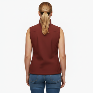 Gilet d'hiver personnalisé à col montant pour homme, chaud et sans manches, idéal pour la randonnée, grande taille, avec fermeture éclair - Product Image 5