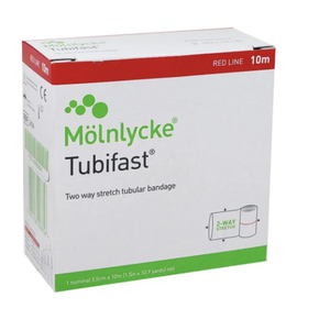 Mlnlycke TubiFast 10ml <b>Roll</b> <b>Blue</b> (7.5cm x 10m) - Product Image 1