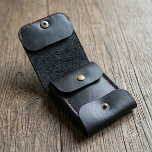 Top Grain Leather Compact <b>Wallet</b> – Premium Handcrafted Men's Slim Leather <b>Wallet</b> with Card Slider - Product Image 5