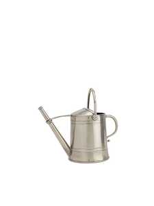 Arrosoir moderne en métal gris à long bec, outil de jardinage durable, finition peinte - Product Image 2