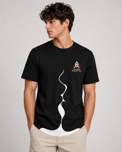 T-shirt pour homme de haute qualité, 100% coton, respirant, léger, décontracté, à manches courtes, streetwear, t-shirts personnalisés avec logo - Product Image 1