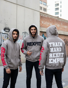 Vêtements pour hommes, les plus demandés par les clients, sweats à capuche zippés, broderie appliquée, strass personnalisés, prix raisonnables, sweats à capuche zippés - Product Image 1